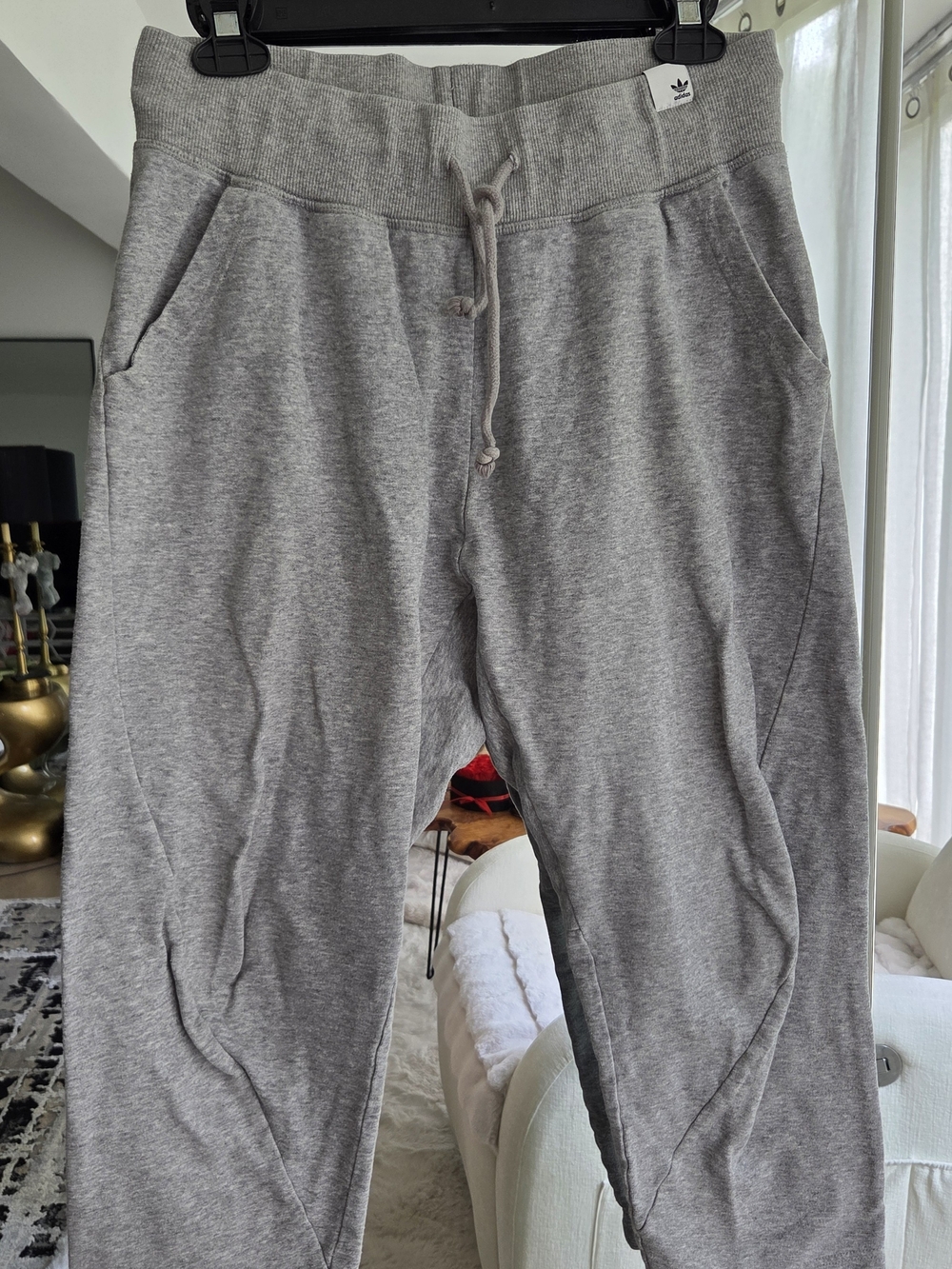 adidas Light Gray Sweatpants Joggers